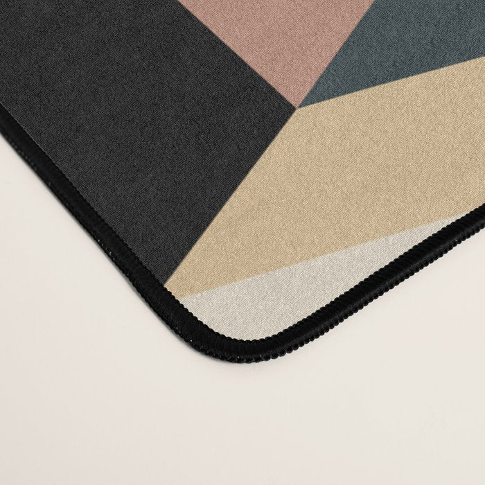 Cuboid Geometric Abstract Shapes Pattern XXXI Desk Mat Gallery Image 4