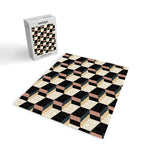 Cuboid Geometric Abstract Shapes Pattern XXXI Jigsaw Puzzle Gallery Image 2