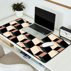 Cuboid Geometric Abstract Shapes Pattern XXXI Desk Mat Gallery Image 2