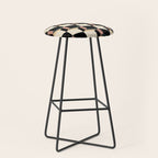 Cuboid Geometric Abstract Shapes Pattern XXXI Stool Gallery Image 1