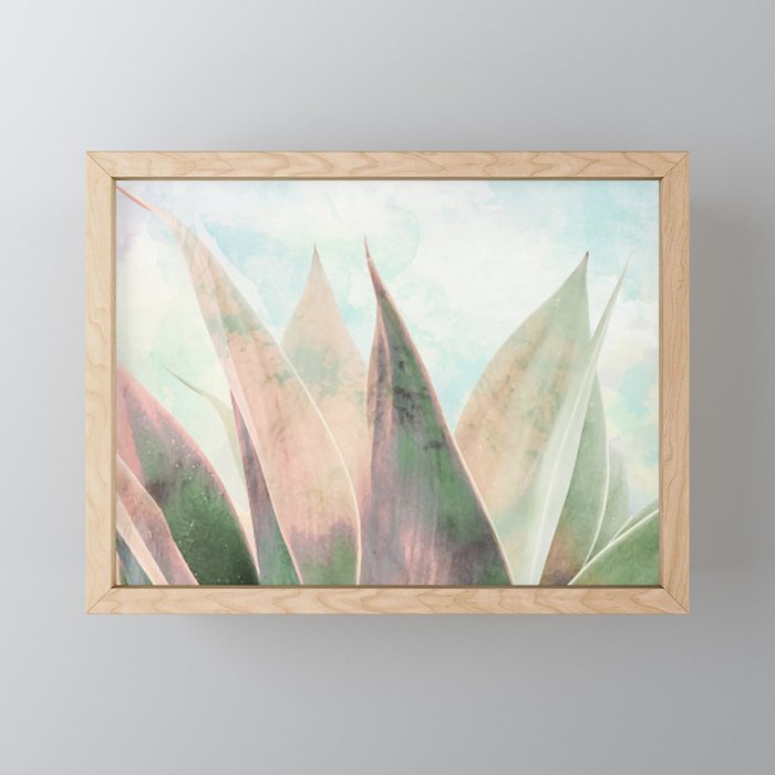 Landscape plant paint Mini Art Print Gallery Image 1