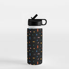 Colorful abstract geometric shape art pattern Water Bottle Gallery Image 1