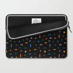 Colorful abstract geometric shape art pattern Laptop Sleeve Gallery Image 2