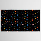 Colorful abstract geometric shape art pattern Tablecloth Gallery Image 2