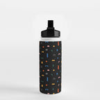 Colorful abstract geometric shape art pattern Water Bottle Gallery Image 2