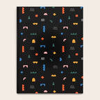 Colorful abstract geometric shape art pattern Notebook Gallery Image 4