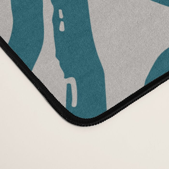 Aquamarine Brush Rivers Desk Mat Gallery Image 4