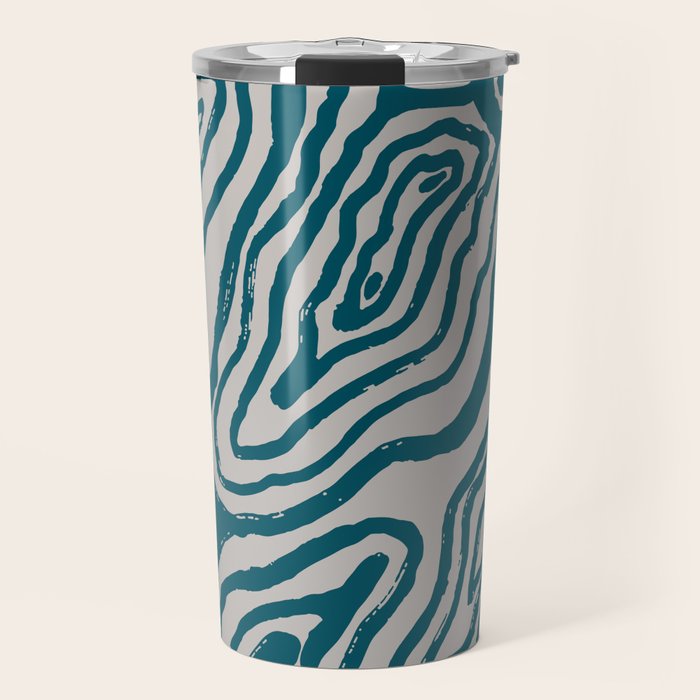 Aquamarine Brush Rivers Travel Mug Gallery Image 1