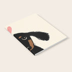 Dachshund Love | Cute Longhaired Black and Tan Wiener Dog Notebook Gallery Image 2