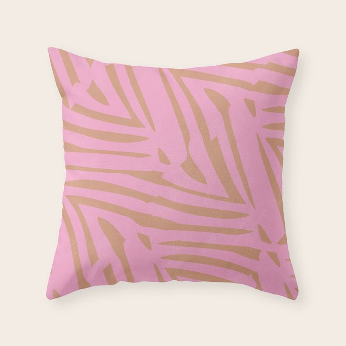 tiki pink Throw Pillow Gallery Image 6