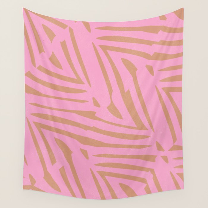 tiki pink Wall Tapestry Gallery Image 4