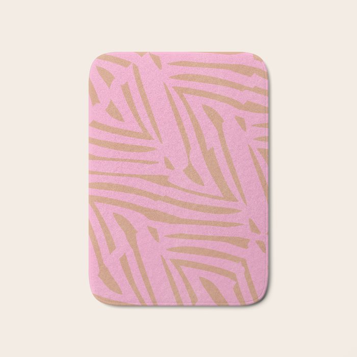 tiki pink Bath Mat Gallery Image 1