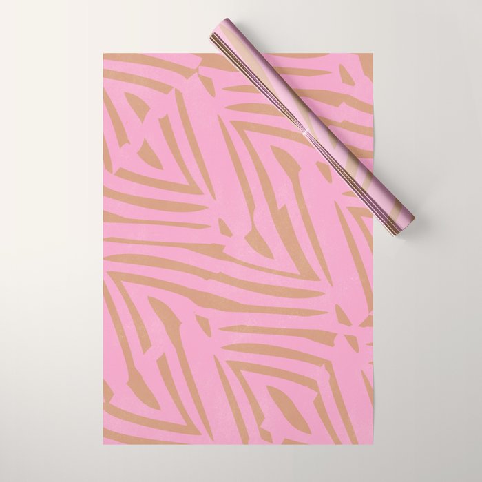tiki pink Wrapping Paper Gallery Image 1