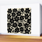 Black & White Blossom Wall Mural Gallery Image 2