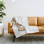 A snake by Johan Teyler  Throw Blanket Gallery Image 1