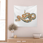 A snake by Johan Teyler  Wall Tapestry Gallery Image 2