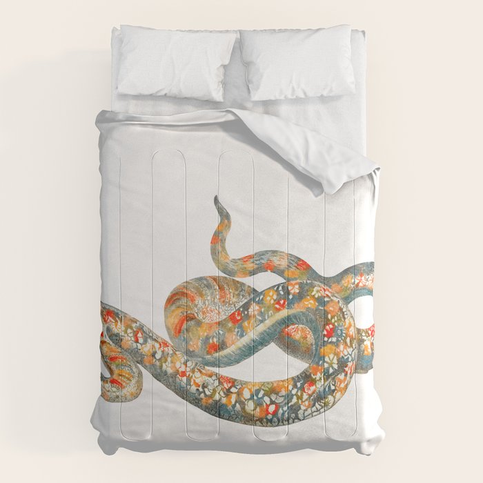 A snake by Johan Teyler  Comforter Gallery Image 1