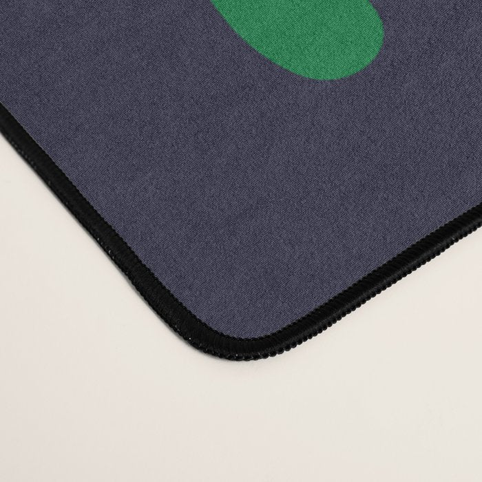 Retro Flowers: Midnight Black Edition Desk Mat Gallery Image 4