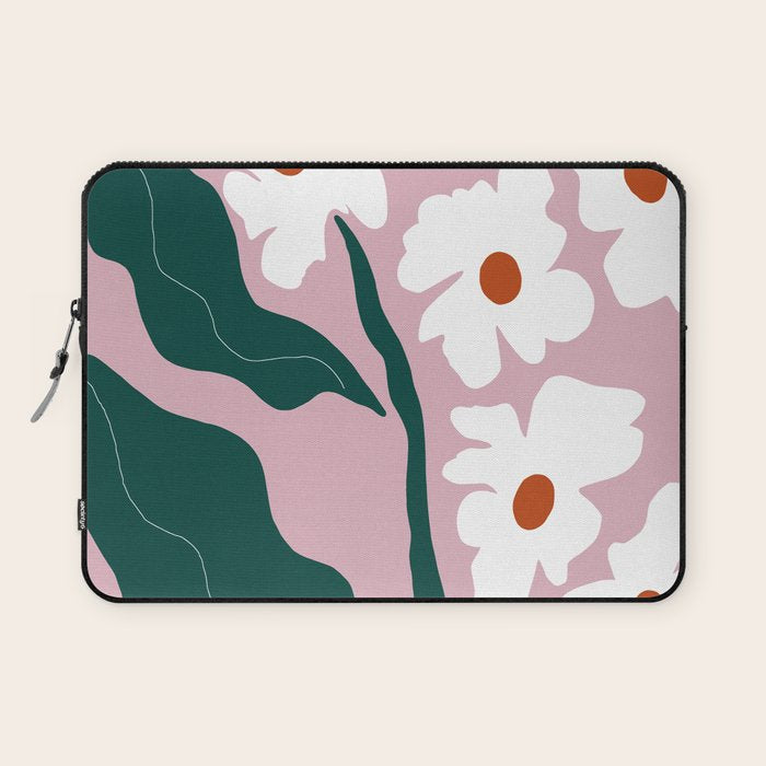 Blooming flora Laptop Sleeve Gallery Image 1