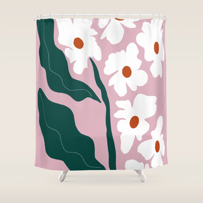 Blooming flora Shower Curtain Gallery Image 1