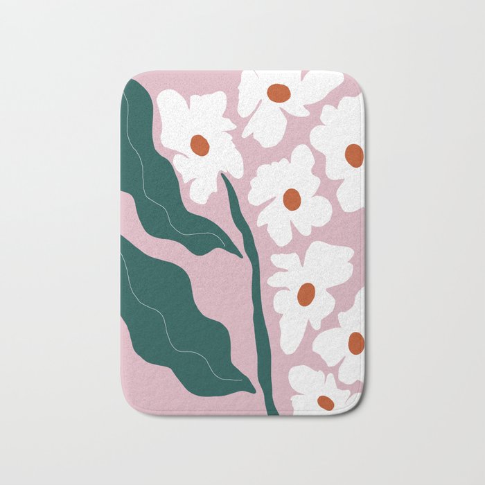 Blooming flora Bath Mat Gallery Image 1