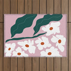 Blooming flora Outdoor Rug Gallery Image 1