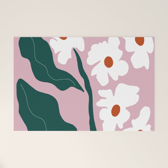 Blooming flora Welcome Mat Gallery Image 1