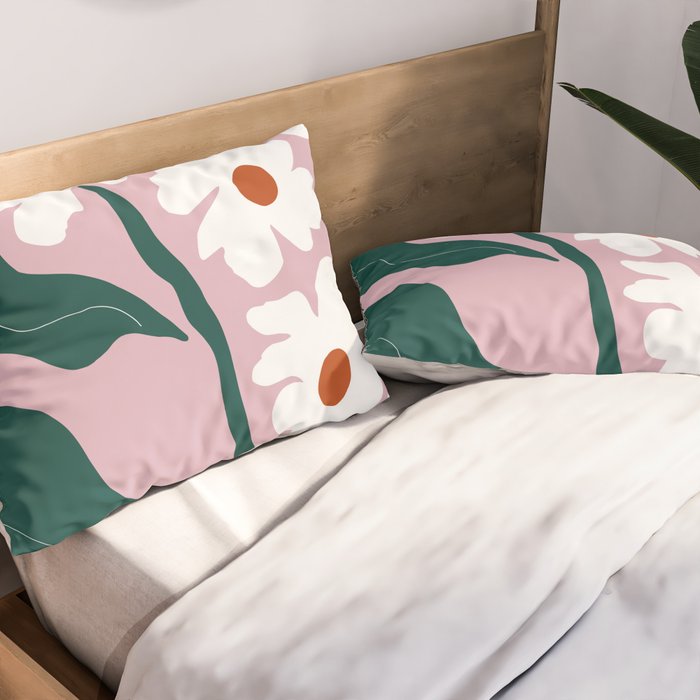 Blooming flora Pillow Sham Gallery Image 2