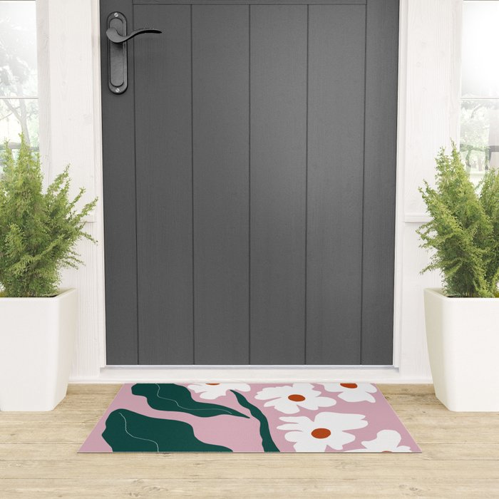 Blooming flora Welcome Mat Gallery Image 3