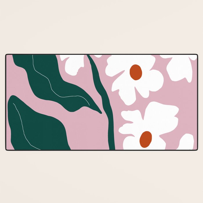 Blooming flora Desk Mat Gallery Image 3