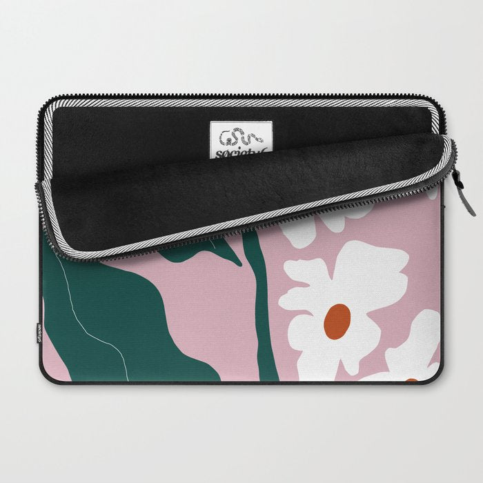 Blooming flora Laptop Sleeve Gallery Image 2