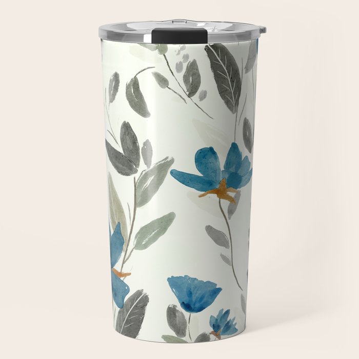 Happy Blues  Travel Mug Gallery Image 1