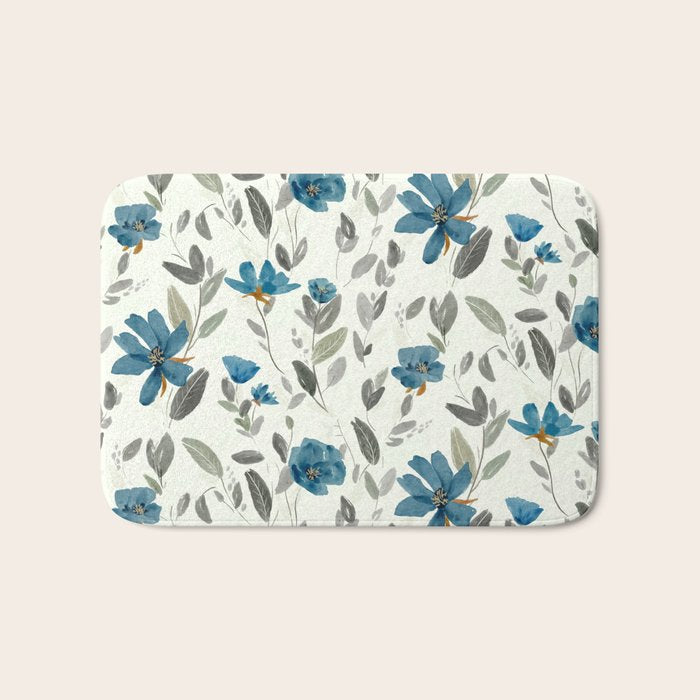 Happy Blues  Bath Mat Gallery Image 1