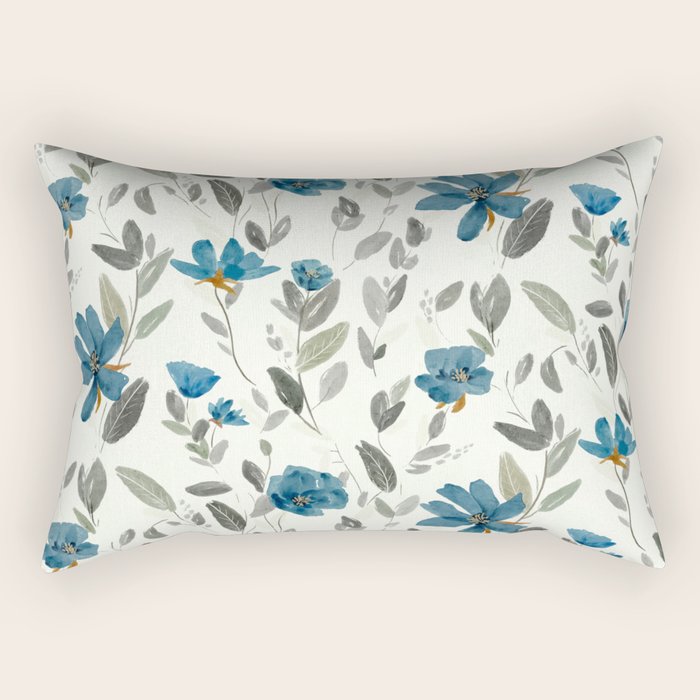 Happy Blues  Rectangular Pillow Gallery Image 2