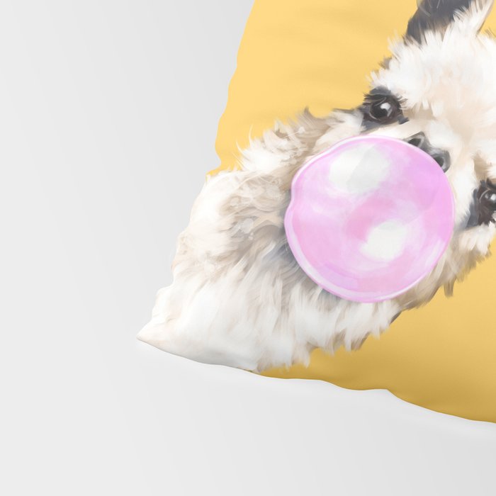 Bubble Gum Gang in Yellow Pillow Sham Gallery Image 4