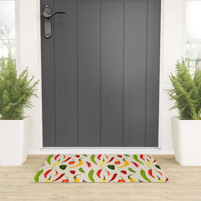 Hot Stuff Peppers Welcome Mat Gallery Image 3