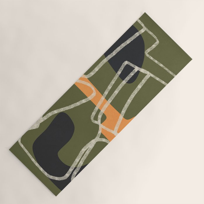 Organic Minimalist Layers 9 Yoga Mat Gallery Image 1