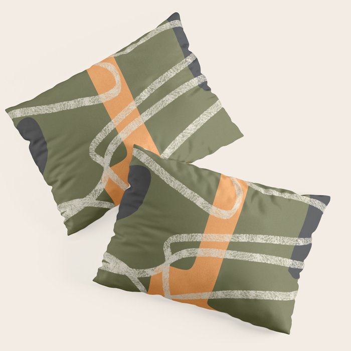 Organic Minimalist Layers 9 Pillow Sham Gallery Image 1