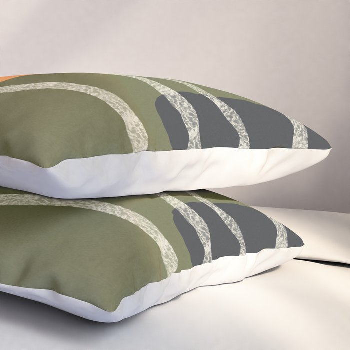Organic Minimalist Layers 9 Pillow Sham Gallery Image 3
