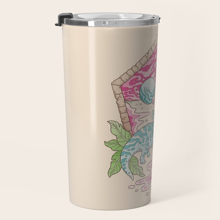 Aeon Archway: Triceratops | Dinosaur Sci-Fi Space Art Travel Mug Gallery Image 3