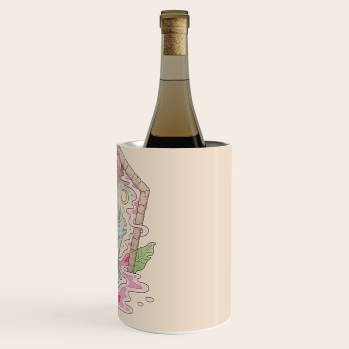 Aeon Archway: Triceratops | Dinosaur Sci-Fi Space Art Wine Chiller Gallery Image 3