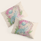 Aeon Archway: Triceratops | Dinosaur Sci-Fi Space Art Pillow Sham Gallery Image 3