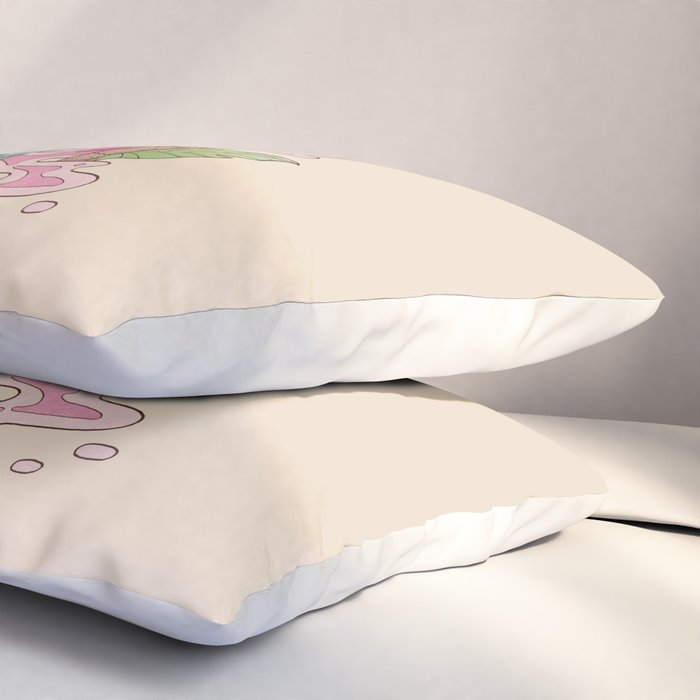 Aeon Archway: Triceratops | Dinosaur Sci-Fi Space Art Pillow Sham Gallery Image 3