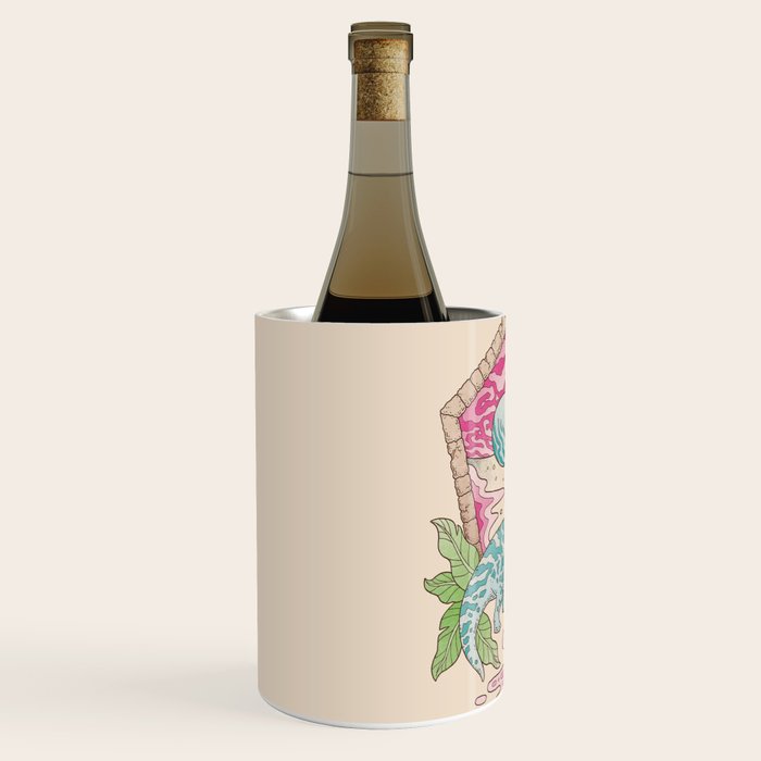 Aeon Archway: Triceratops | Dinosaur Sci-Fi Space Art Wine Chiller Gallery Image 2