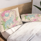 Aeon Archway: Triceratops | Dinosaur Sci-Fi Space Art Pillow Sham Gallery Image 2