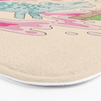 Aeon Archway: Triceratops | Dinosaur Sci-Fi Space Art Bath Mat Gallery Image 3