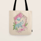 Aeon Archway: Triceratops | Dinosaur Sci-Fi Space Art Tote Bag Gallery Image 1