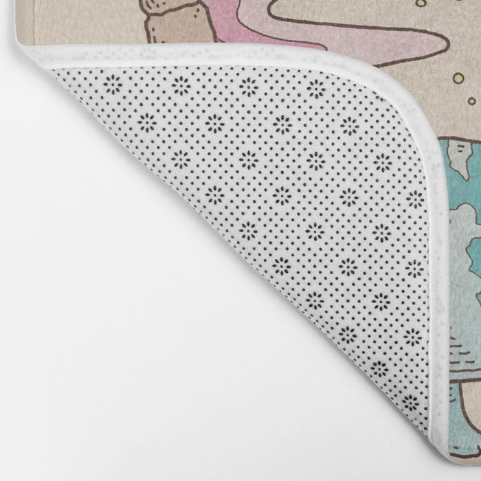Aeon Archway: Triceratops | Dinosaur Sci-Fi Space Art Bath Mat Gallery Image 2