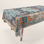 Karabakh  Antique South Caucasus Azerbaijan Rug Print Tablecloth Gallery Image 1