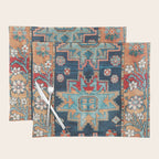 Karabakh  Antique South Caucasus Azerbaijan Rug Print Placemat Gallery Image 1